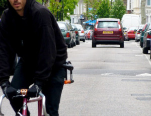 Carrying bike locks in around your waist