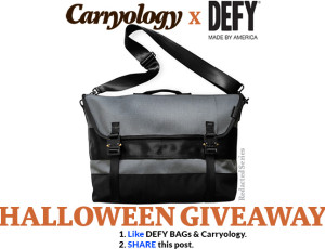 Carryology Defy Bags Redacted Halloween Giveaway web