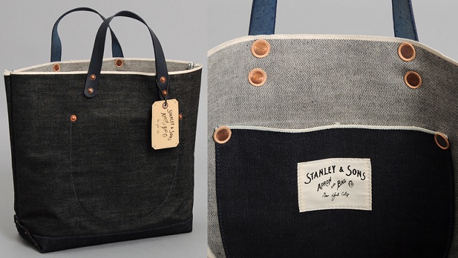 Stanley & Sons Denim Market Bag