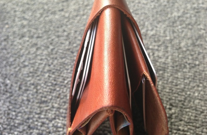 Tilden wallet - back view