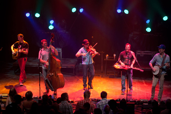 We caught a show by Infamous Stringdusters, whose tour kicked off at OR.