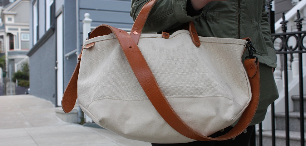 Utility Tote in Canvas - Zippered - JOSHUVELA