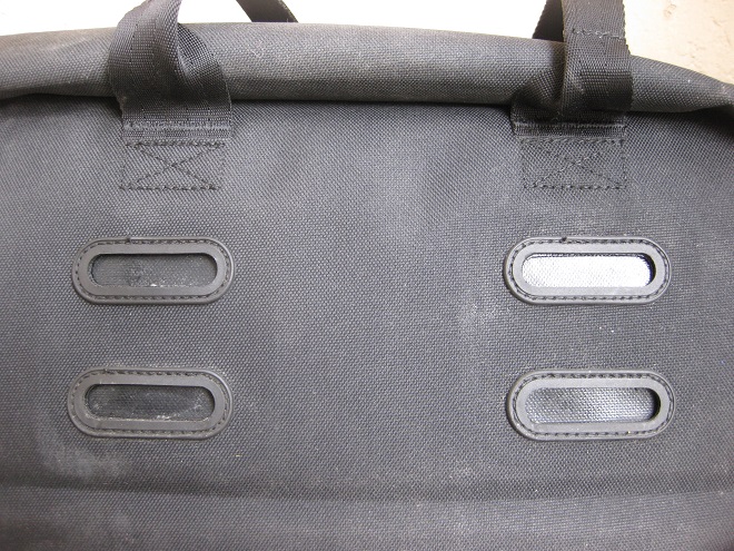 Chrome Saddle Bag Rolltop Pannier