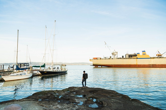 Boreas Aperture at water's edge