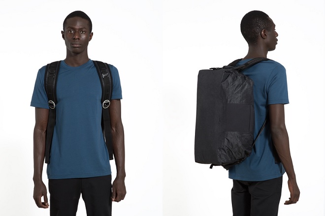 Outlier Ultrahigh Duffle Backpack Mode