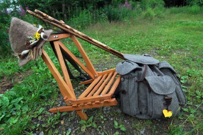 External frame backpack