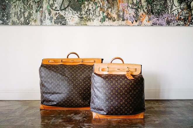 vintage Louis Vuitton steamers