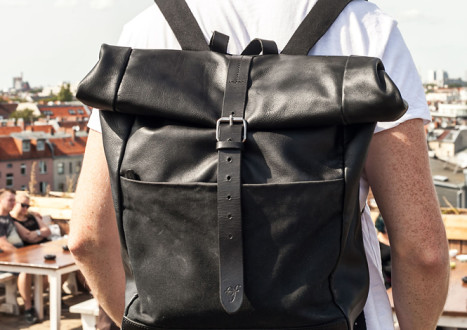 Officine Federali Rollup Backpack Pelle