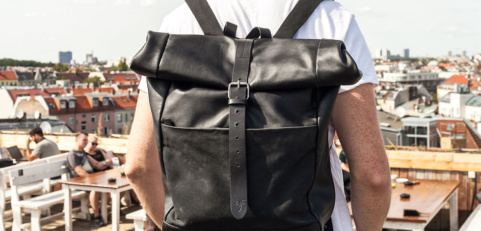 Officine Federali Rollup Backpack Pelle