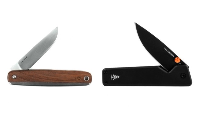 The James Brand County Knife and Huckberry Chapter Knife