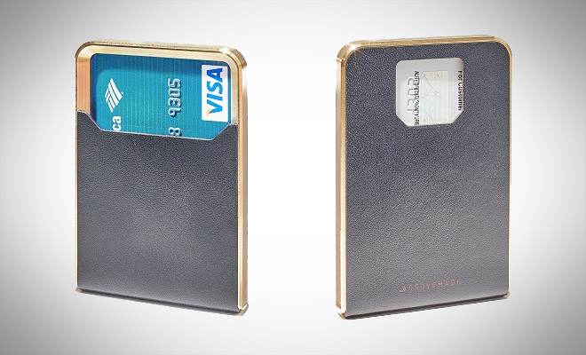 Grovemade Brass Minimalist Wallet 