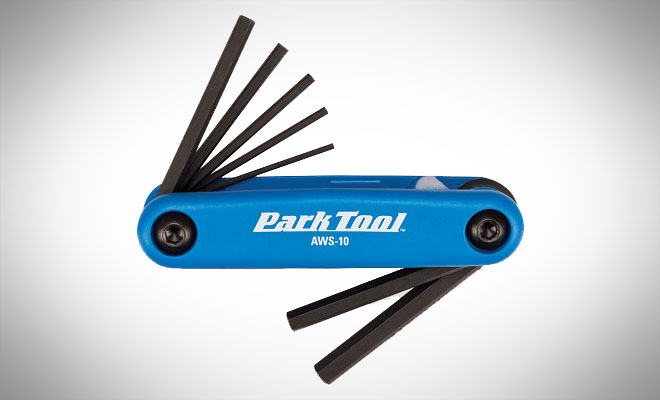 Park Tool AWS-10 Fold-Up Hex Wrench Set 