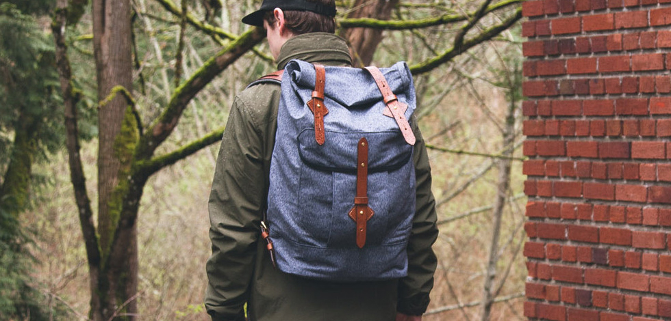 Tanner Goods Wilderness Rucksack Salt & Pepper Navy