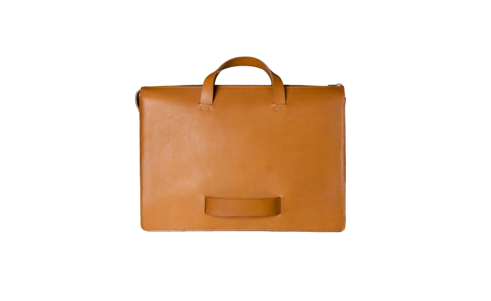 Le Feuillet Briefcase - Cognac