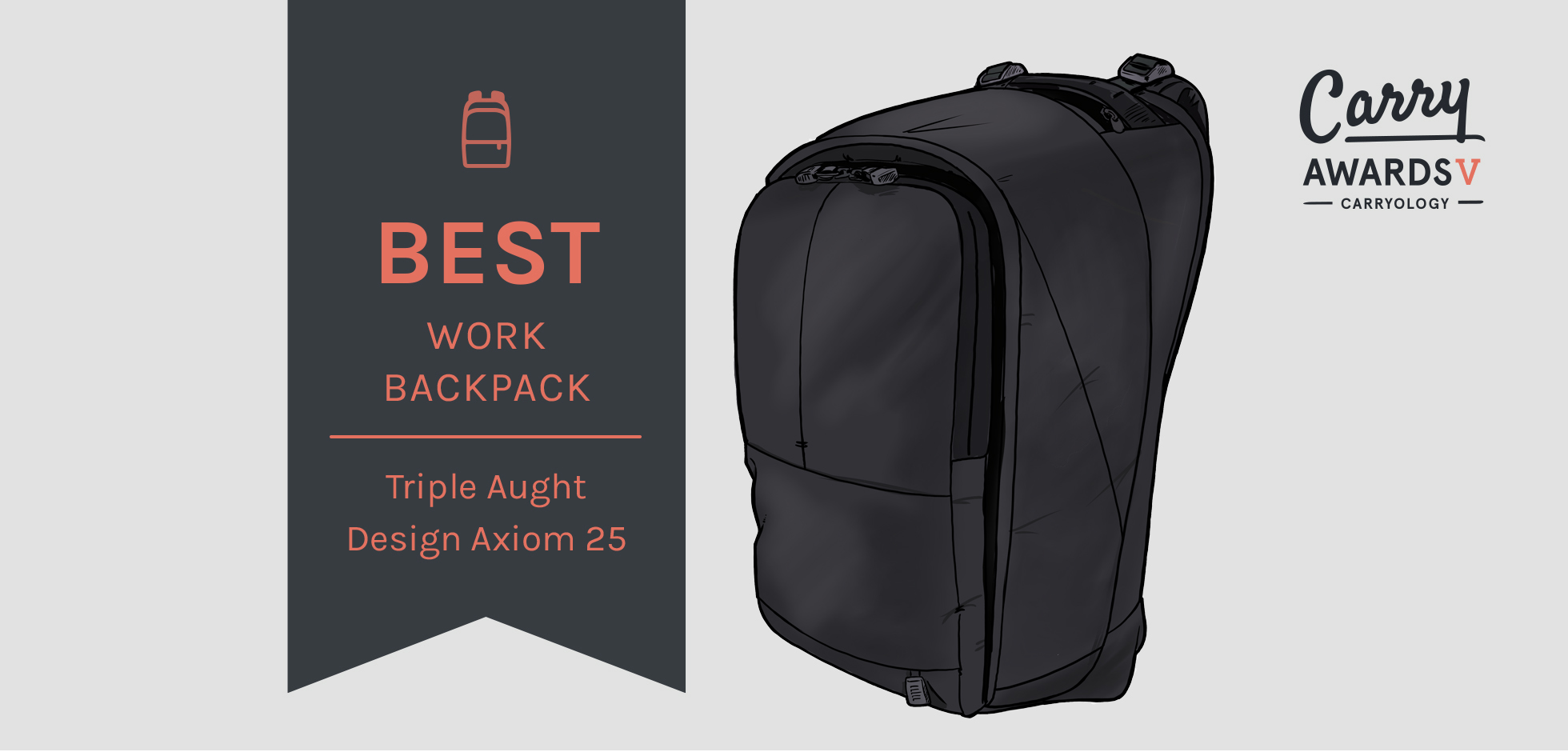 TAD Axiom Work Backpack Carry Awards