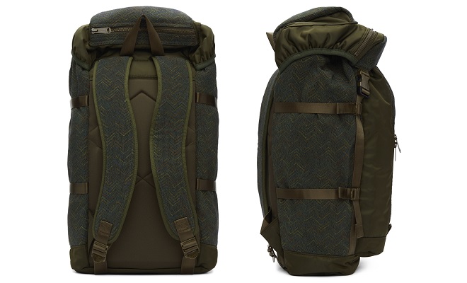 Missoni Green Porter Edition Flap Backpack 