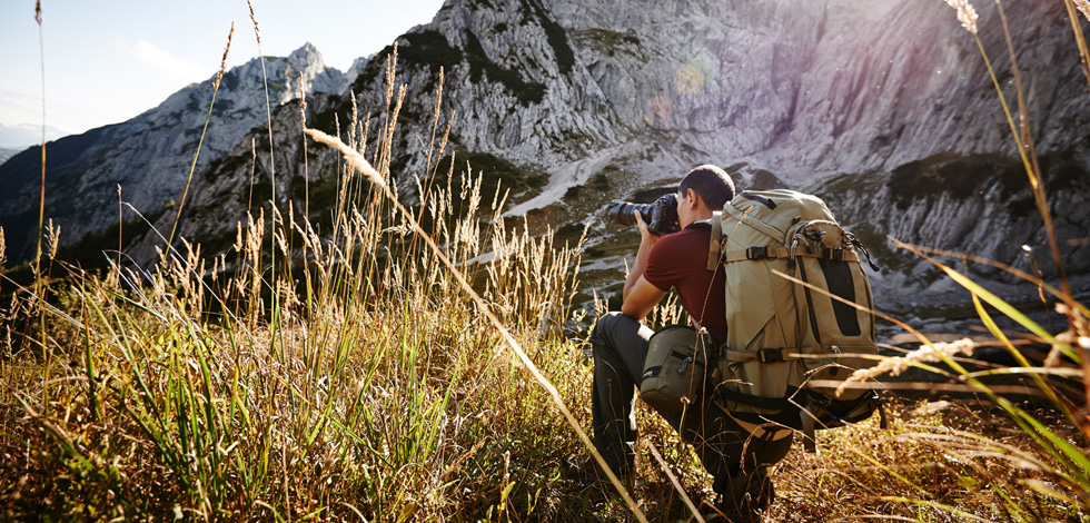 camera backpack with water bladder