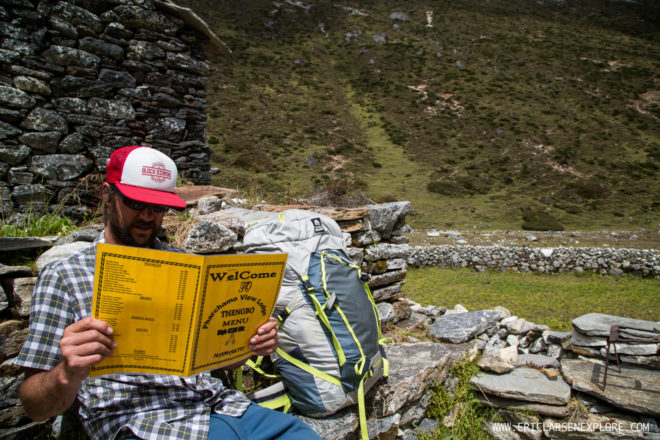 Granite Gear Eric Larsen Rolwalig Backpack in Nepal