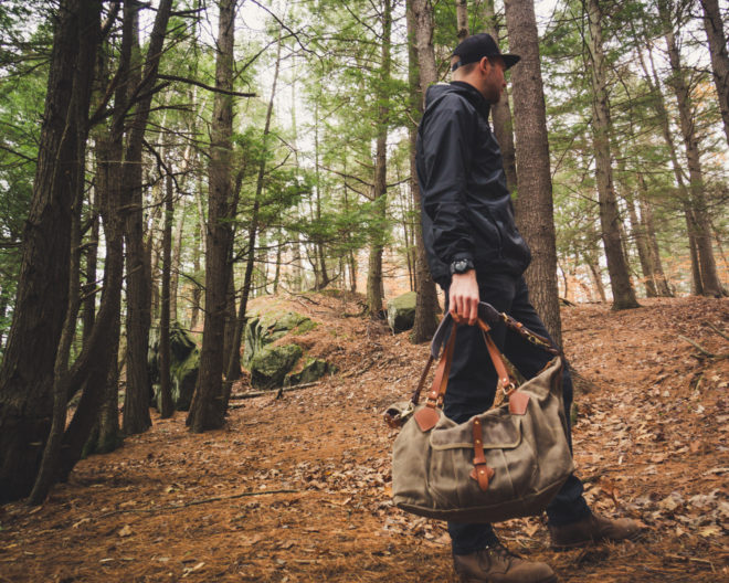 Tanner Goods Nomad Duffel Carrying