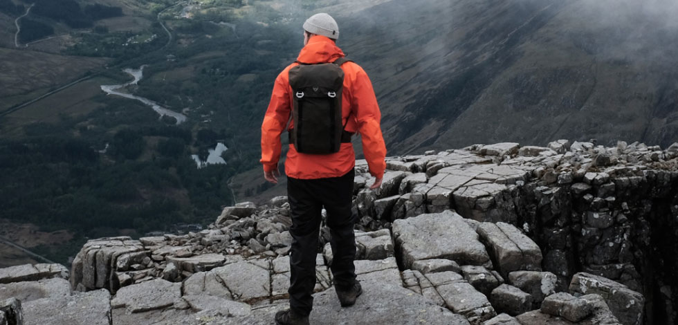 waxed canvas hiking backpack