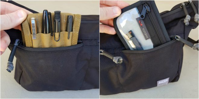 Alpha One Niner Chio horizontal zip pockets