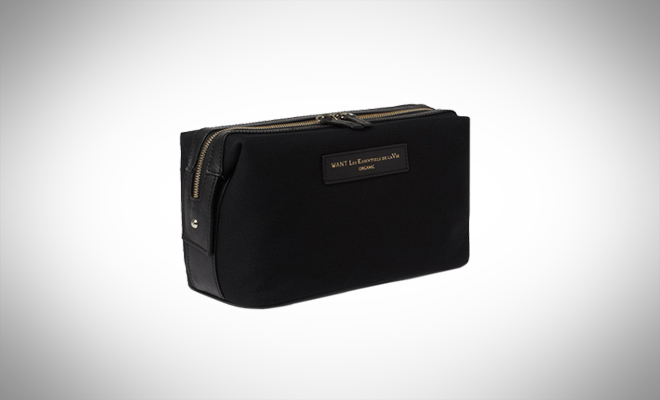 WANT Les Essentiels Kenyatta Organic Cotton-Canvas Wash Bag 