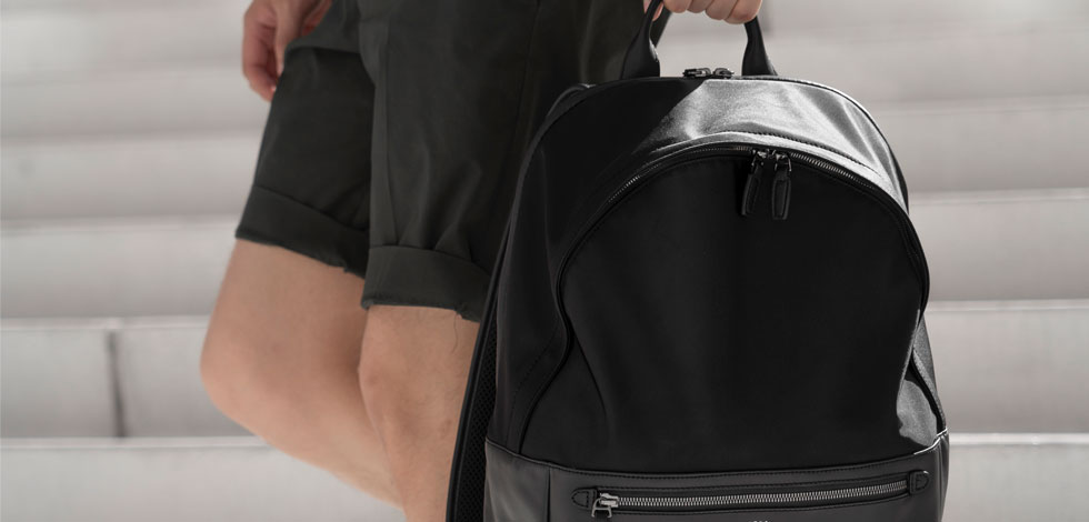 A Sleek Fashion Backpack with Daily Functionality Built-in