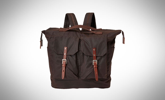 Ally Capellino Frank Large Waxed Cotton Utility Rucksack
