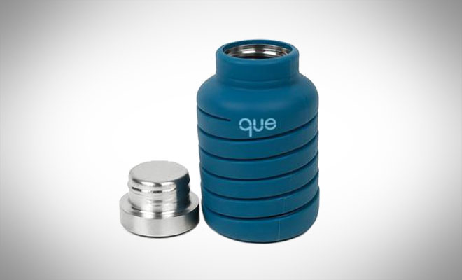 que Collapsible Water Bottle