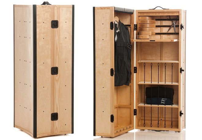 modern travel wardrobe trunk