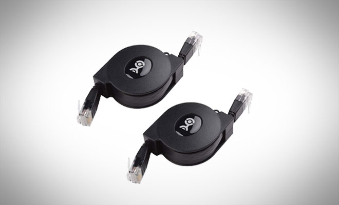 Cable Matters 2-Pack Retractable Ethernet Cable