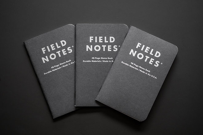 Field Notes Pitch Black Memo Book