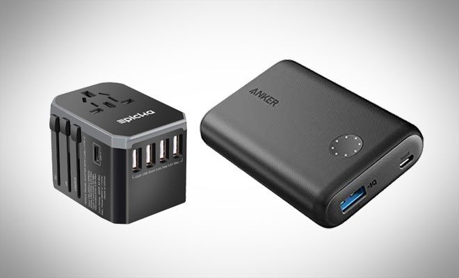 EPICKA power adapter and Anker PowerCore II 10000