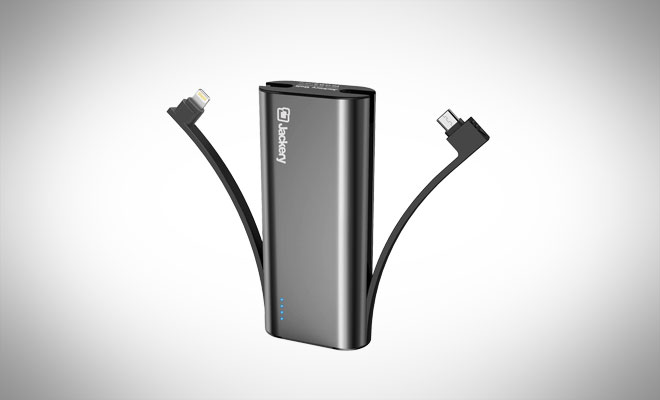 Jackery Bolt battery charger and cable