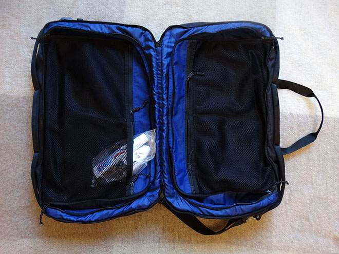 Never check backpack duffel sale