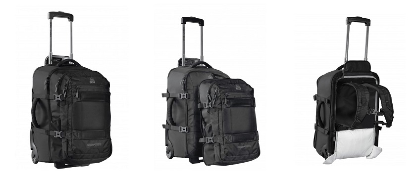 Granite Gear Cross-Trek 2 Carry-On Wheeled Duffel with Removable Backpack