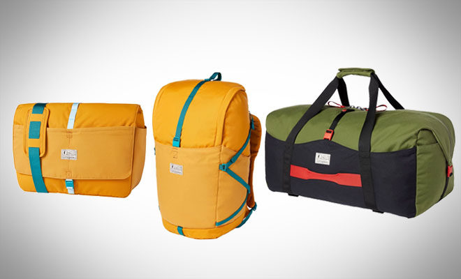 Cotopaxi Chuspa 15L Messenger, Ostra 30L Backpack and Camello 50L Duffel