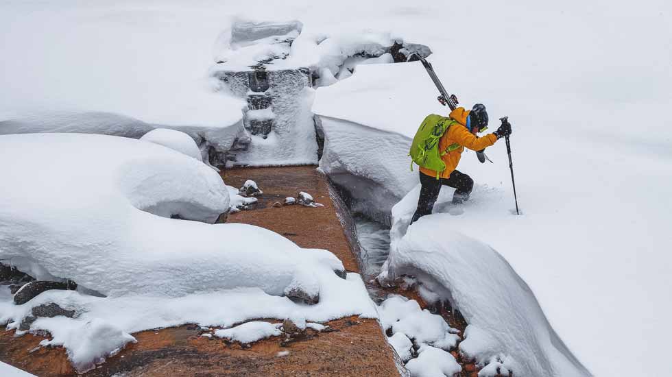 bootpacking in Hokkaido