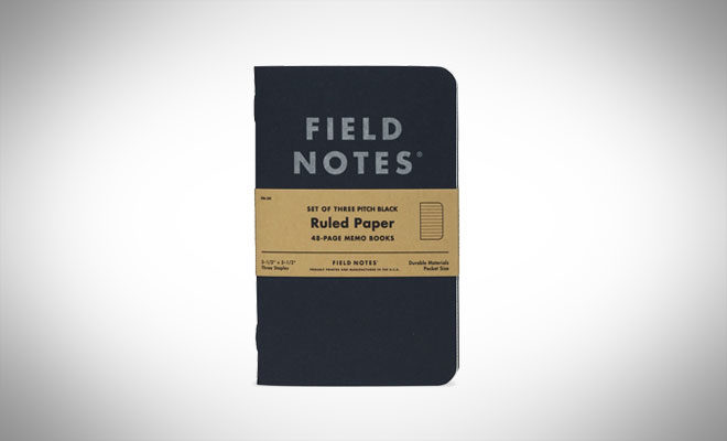  Field Notes Pitch Black Notebook