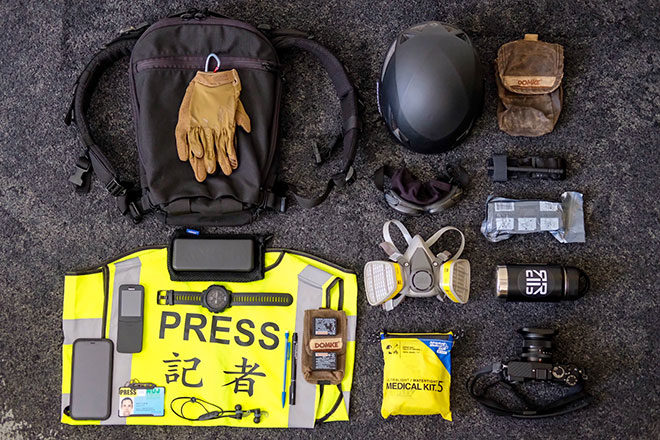 What to Carry When Covering the Hong Kong Protests