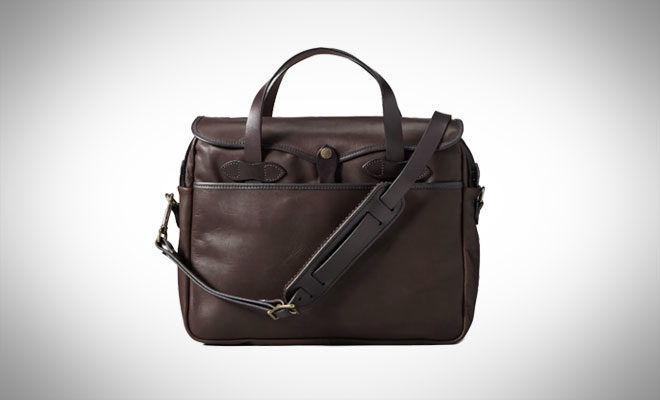 Filson Weatherproof Leather Briefcase