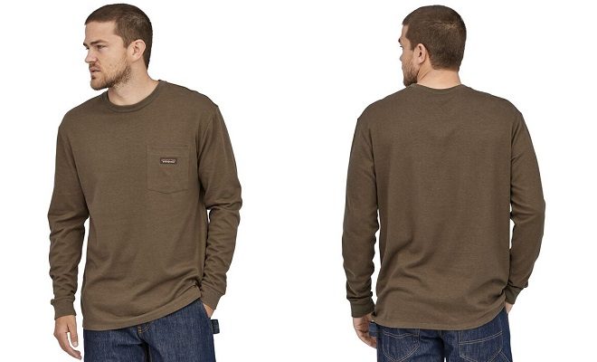 Patagonia Men’s Long-Sleeved Work Pocket T-Shirt