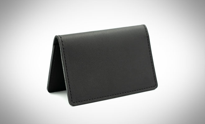 Leather Works Minnesota Business Card Holder