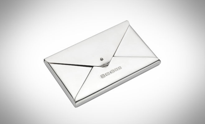 Theo Fennell Silver Envelope Style Card Holder