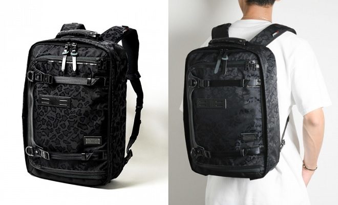 master-piece 25th Anniversary Model Potential Black Leopard Backpack