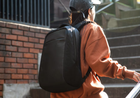 Icon triple deals black backpack