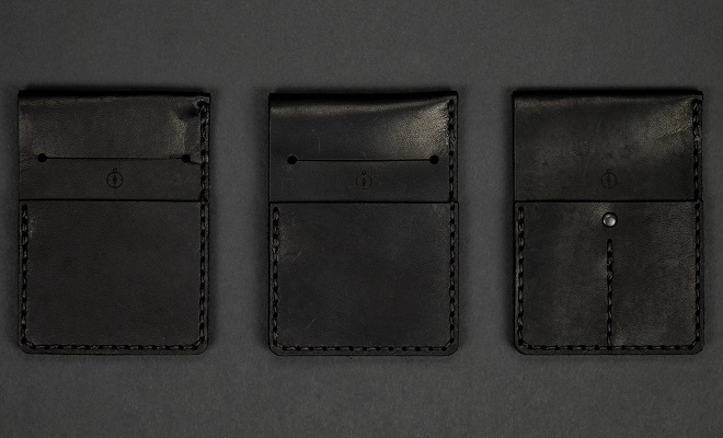 Urban Companion Wallet in Black Leather 