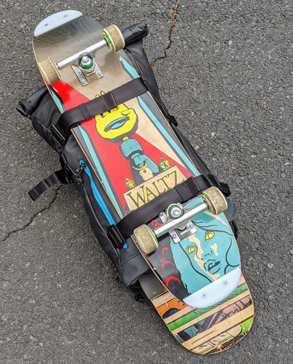 Sac à Dos Bustin Skate Everything Ninja - Noir, Sangle Simple (Comme Neuf)