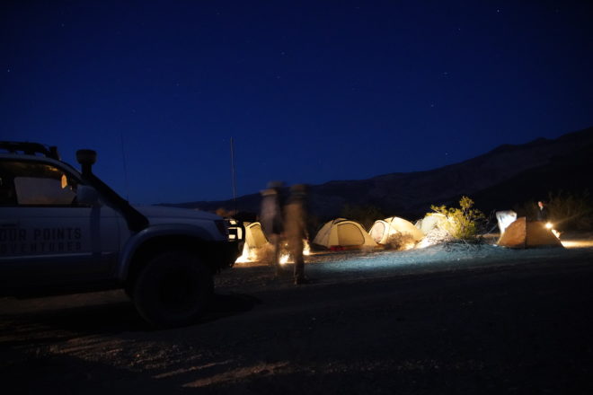 Takibi Time in Death Valley with Snow Peak