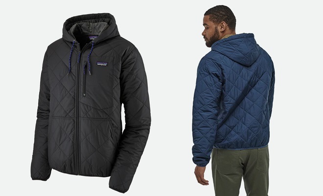 Patagonia Diamond Quilted Bomber Hoodie